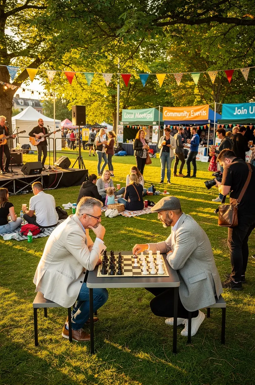 Social gatherings and cultural events for connection